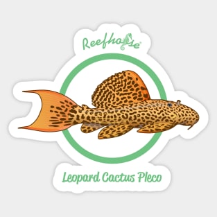 Leopard Cactus Pleco Sticker